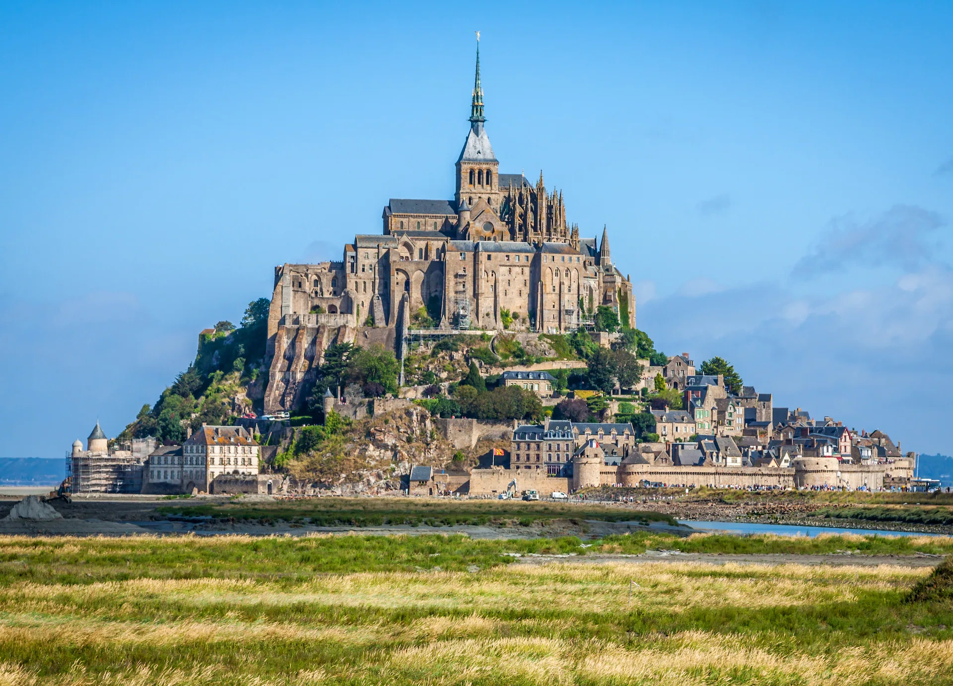 Cherbourg harbour and Normandy city on the Cotentin Peninsula