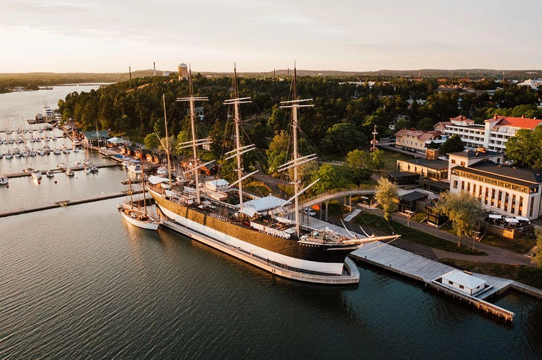 Mariehamn waterfront in Åland