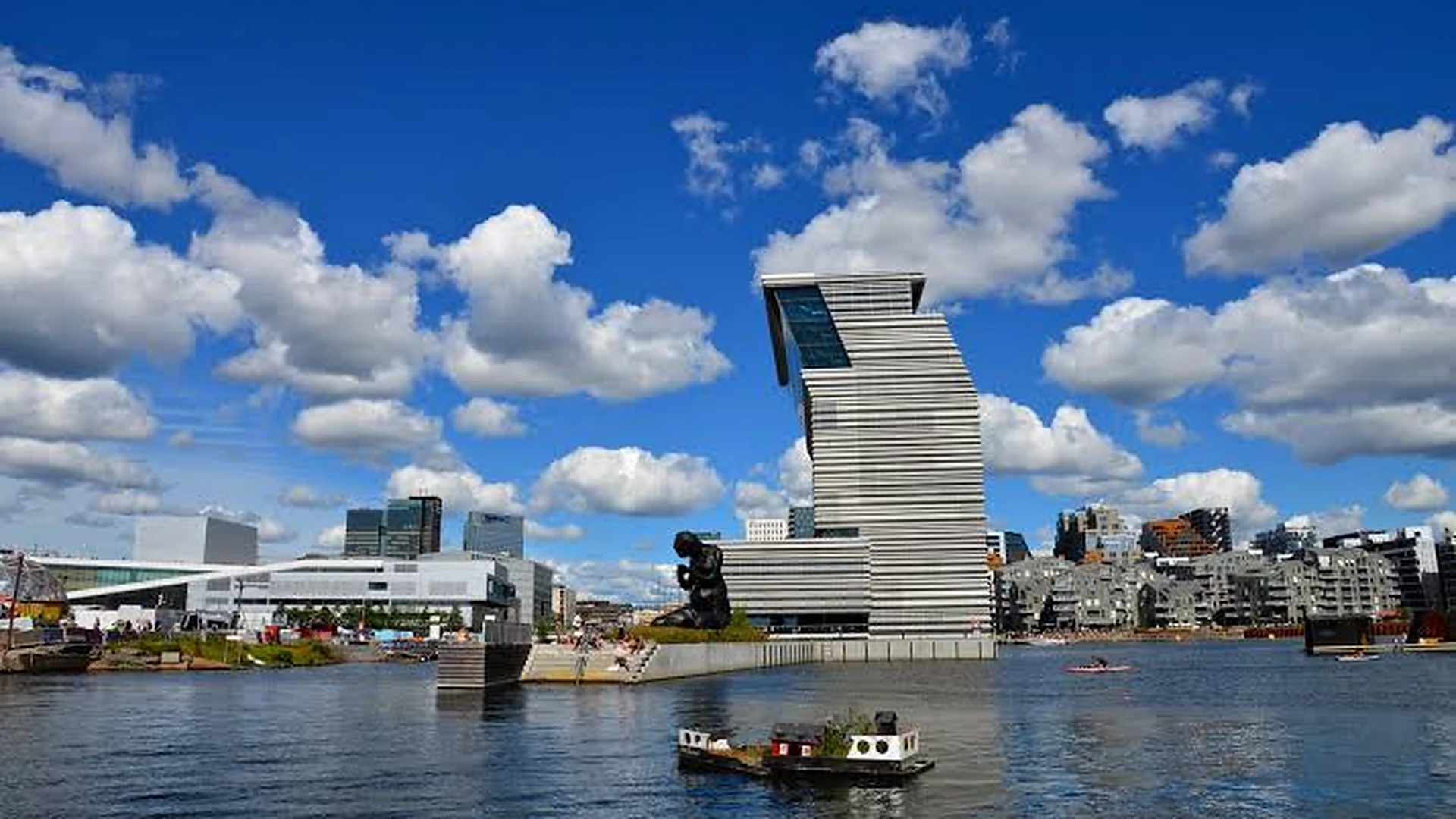 Oslo waterfront in Norway