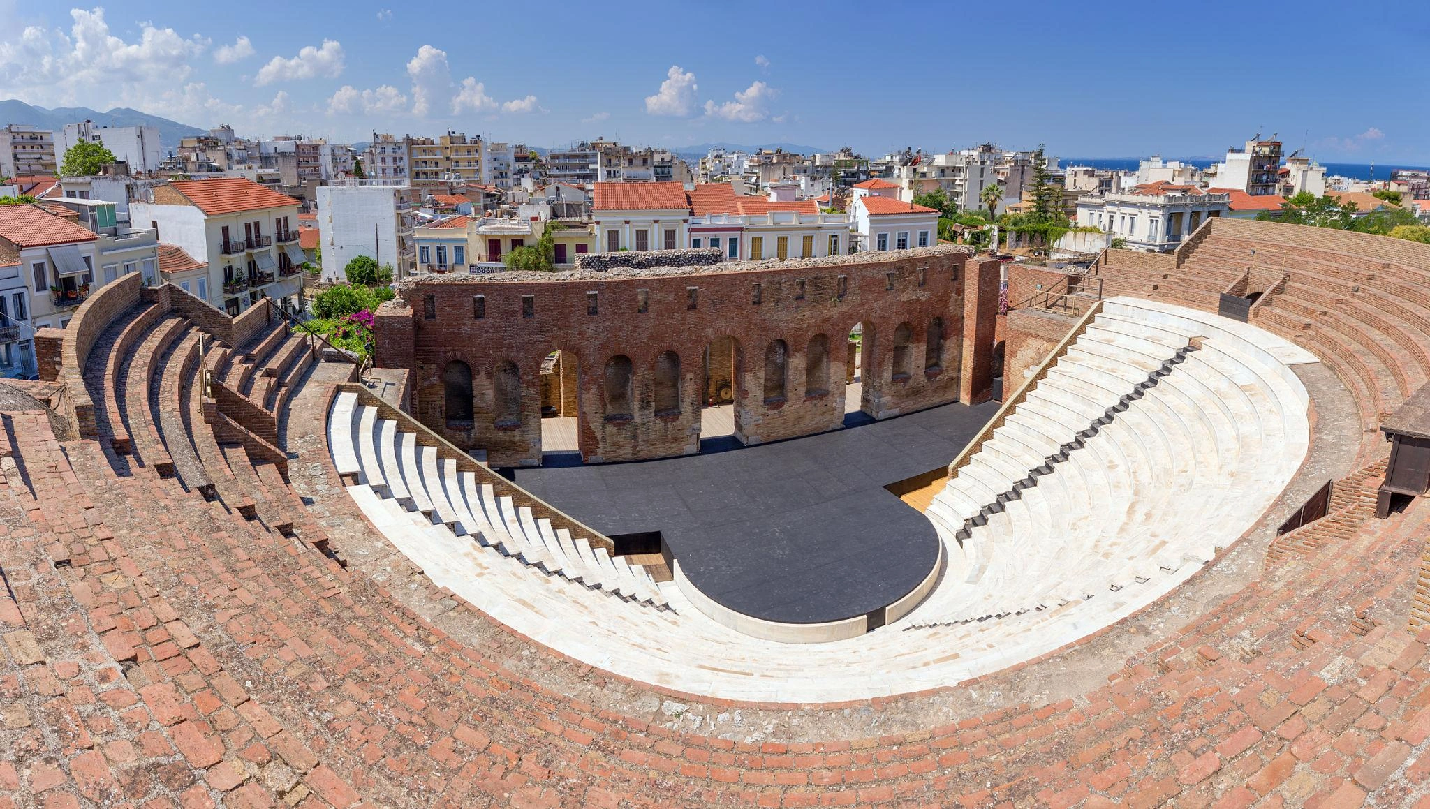 Patras city in western Greece