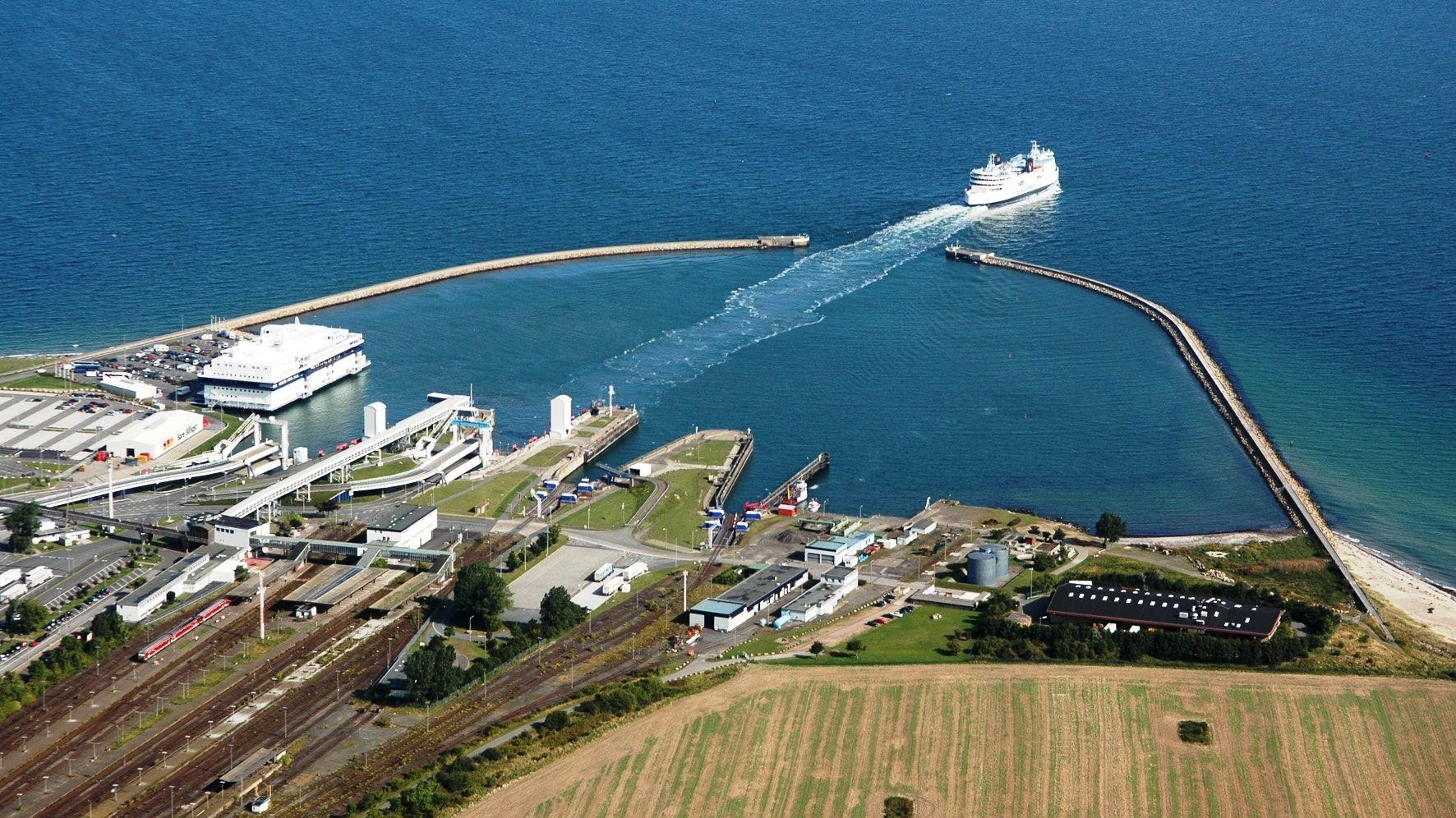 Scandlines ferry terminal at Puttgarden on Fehmarn, Germany