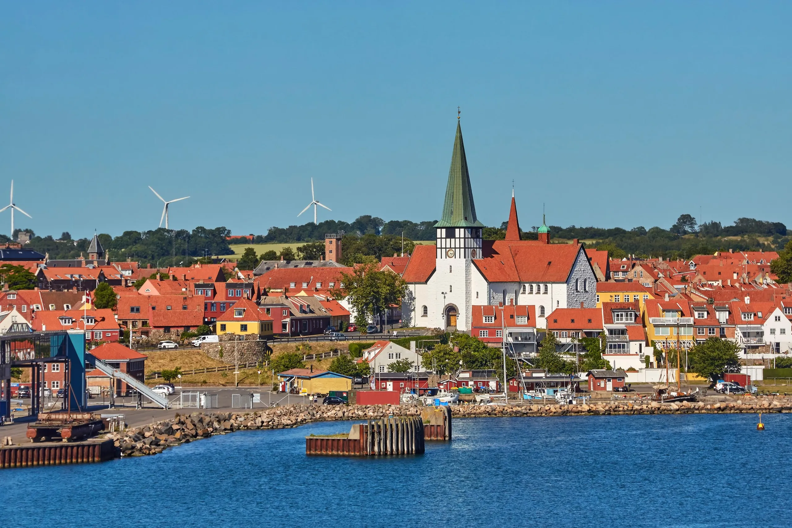 Rønne harbour and Bornholm destination