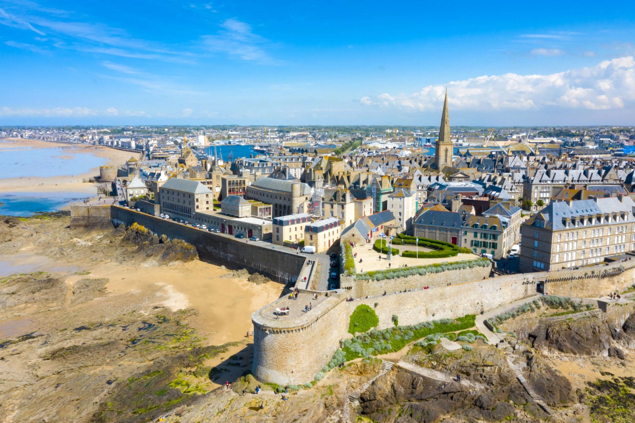 Historic walled city of St Malo in Brittany