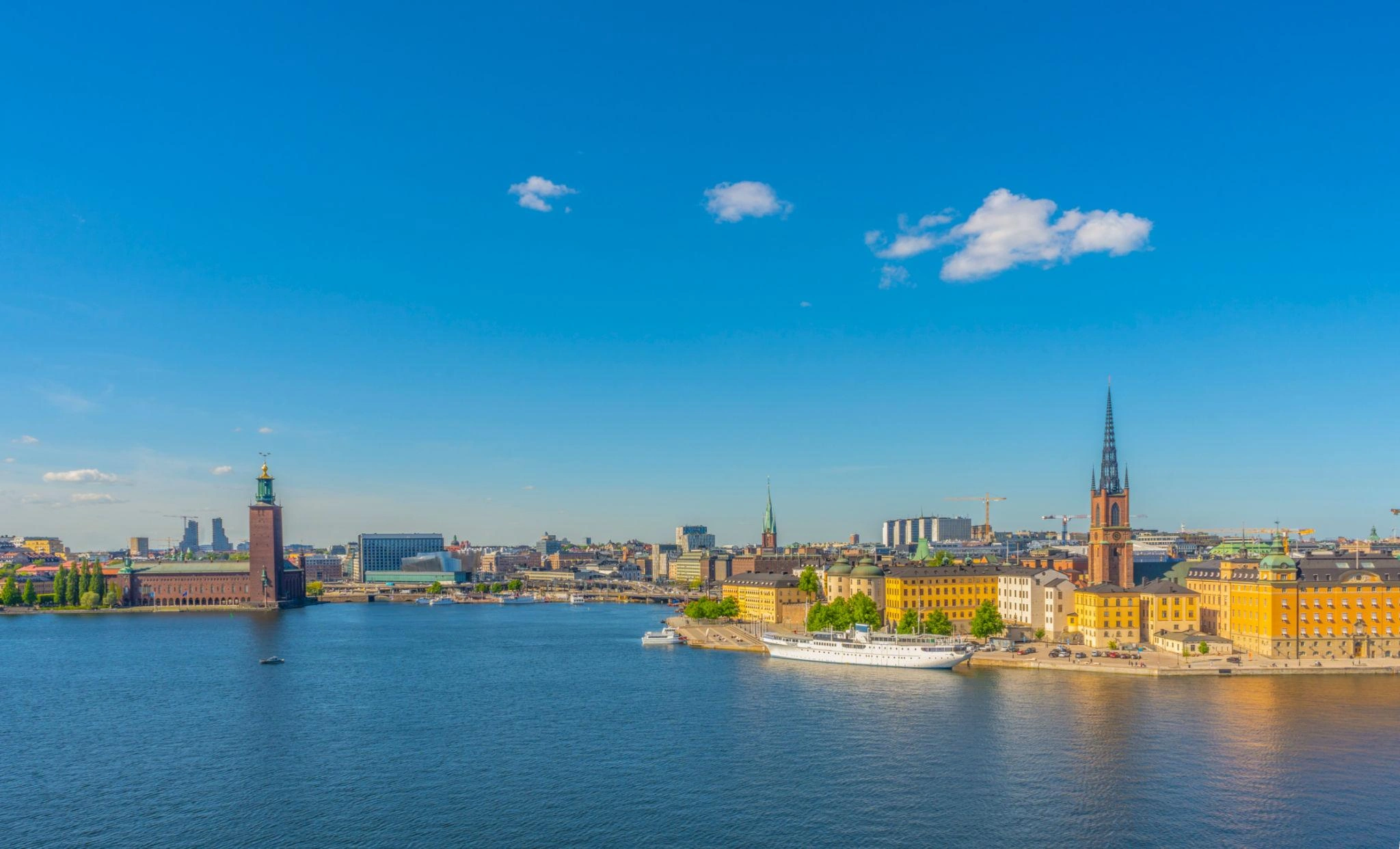 Stockholm waterfront and cityscape