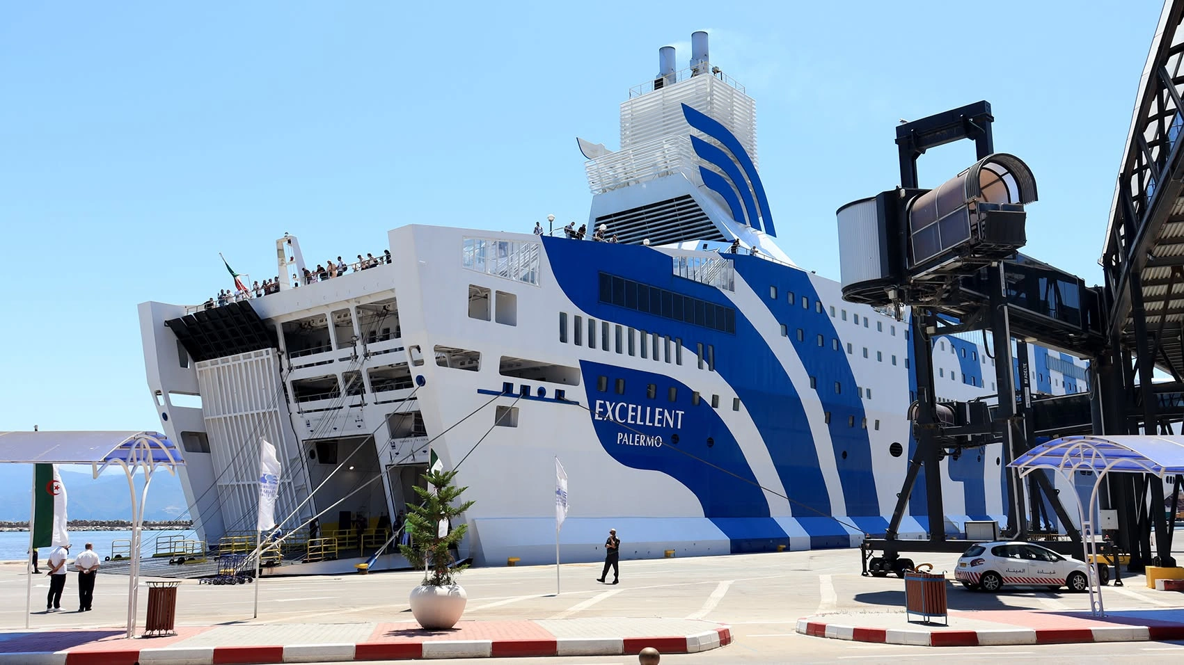Béjaïa ferry port in northern Algeria