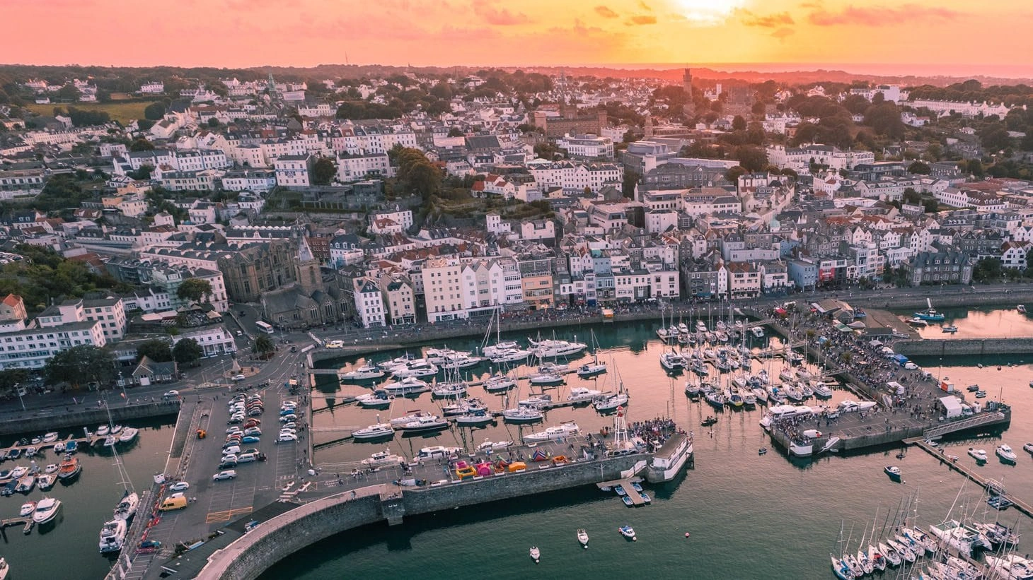 St Peter Port and Guernsey harbour