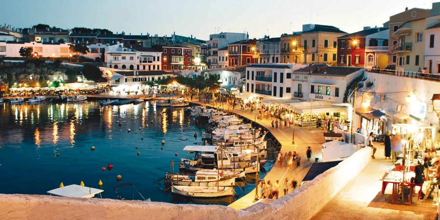 Mahón harbour and Menorca waterfront