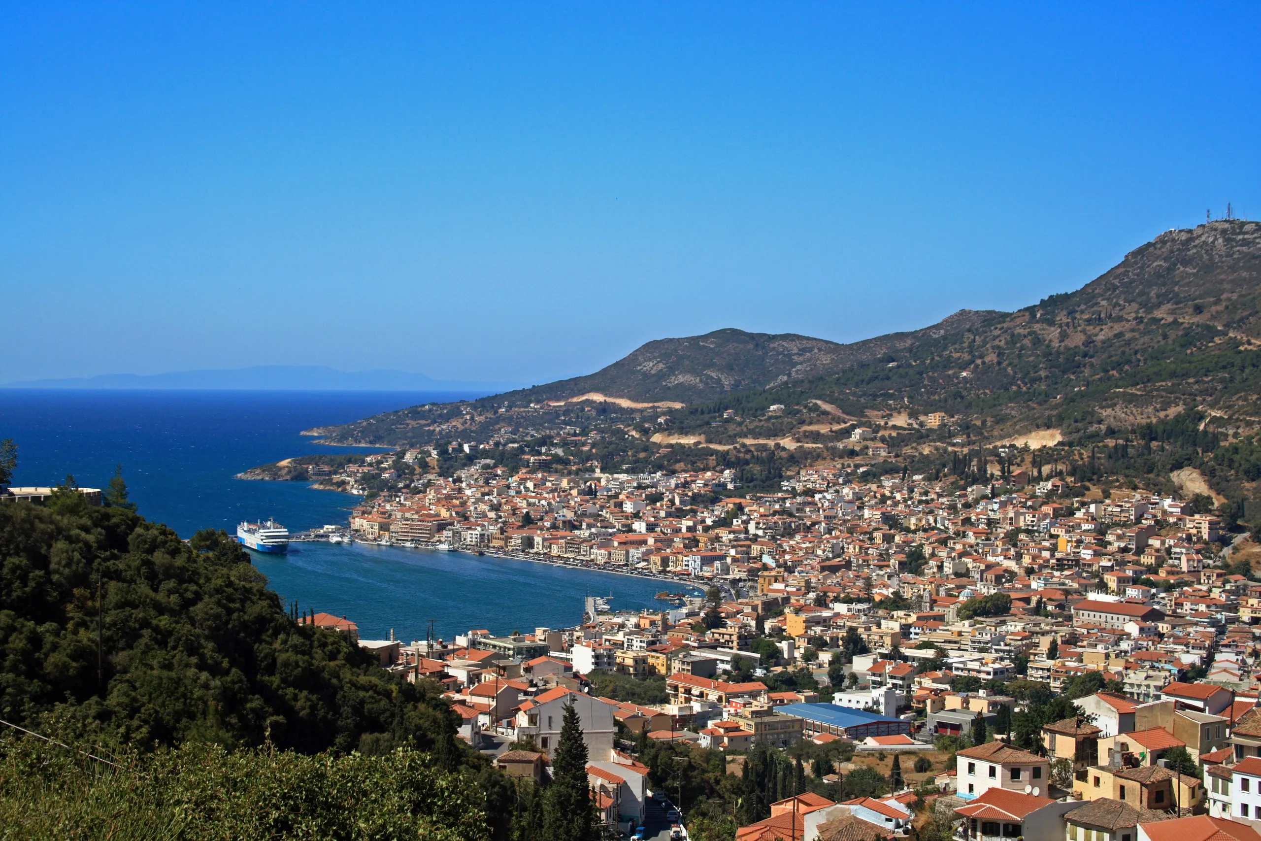 Samos Ferry Port