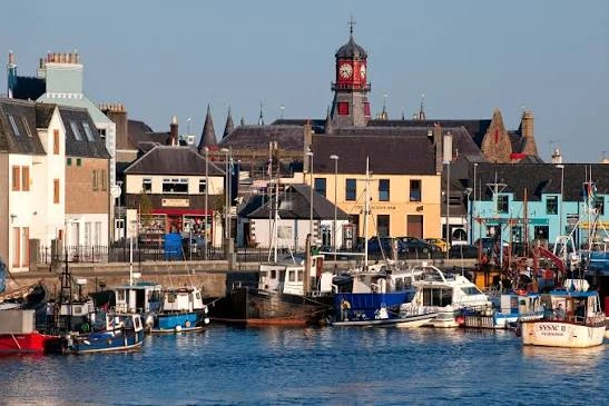 Stornoway harbour on the Isle of Lewis