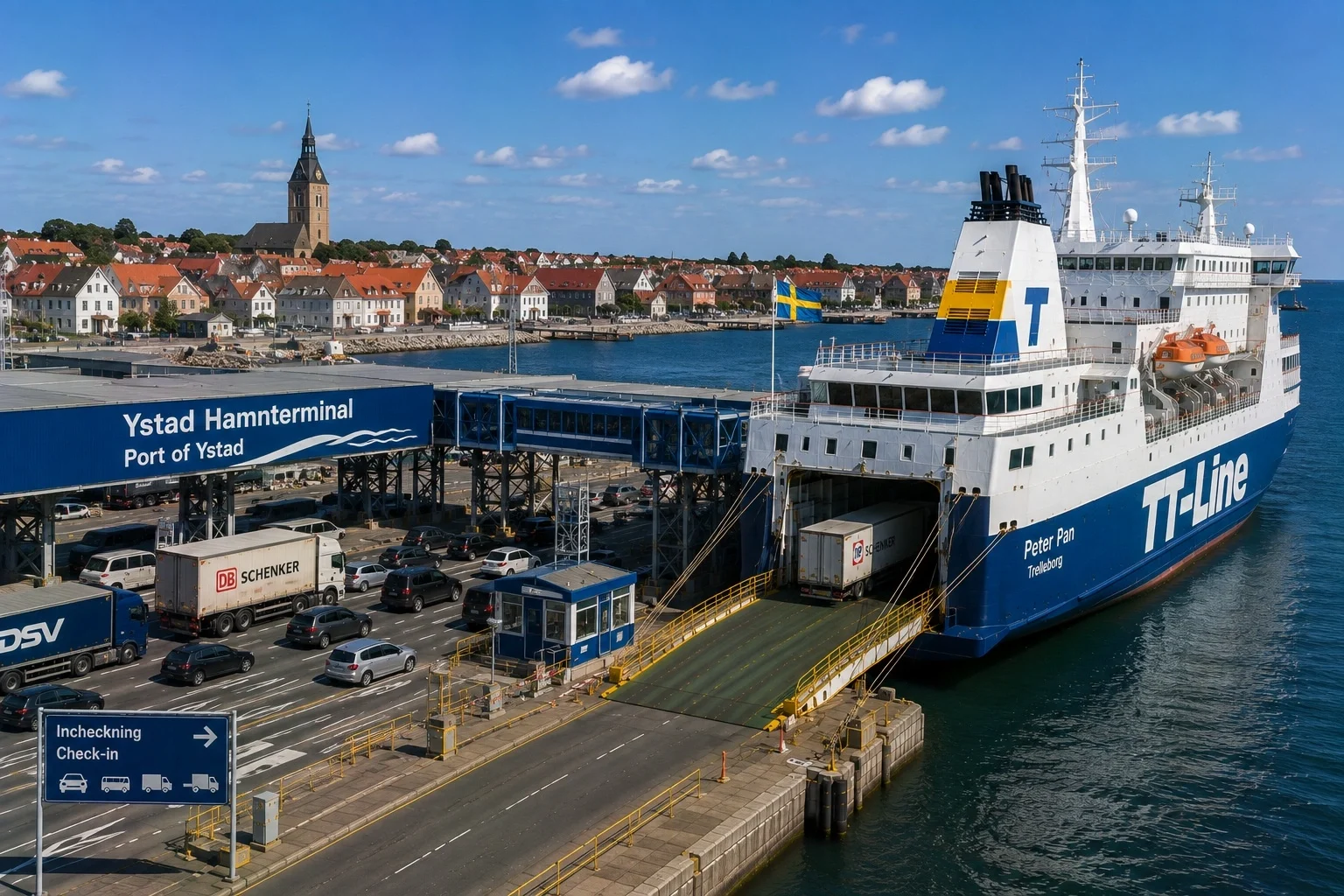 Ystad ferry port