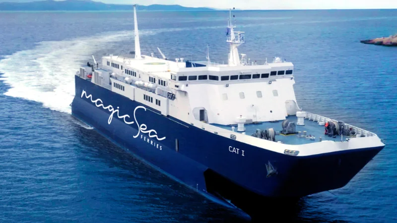 Cat I high-speed ferry operated by Magic Sea Ferries