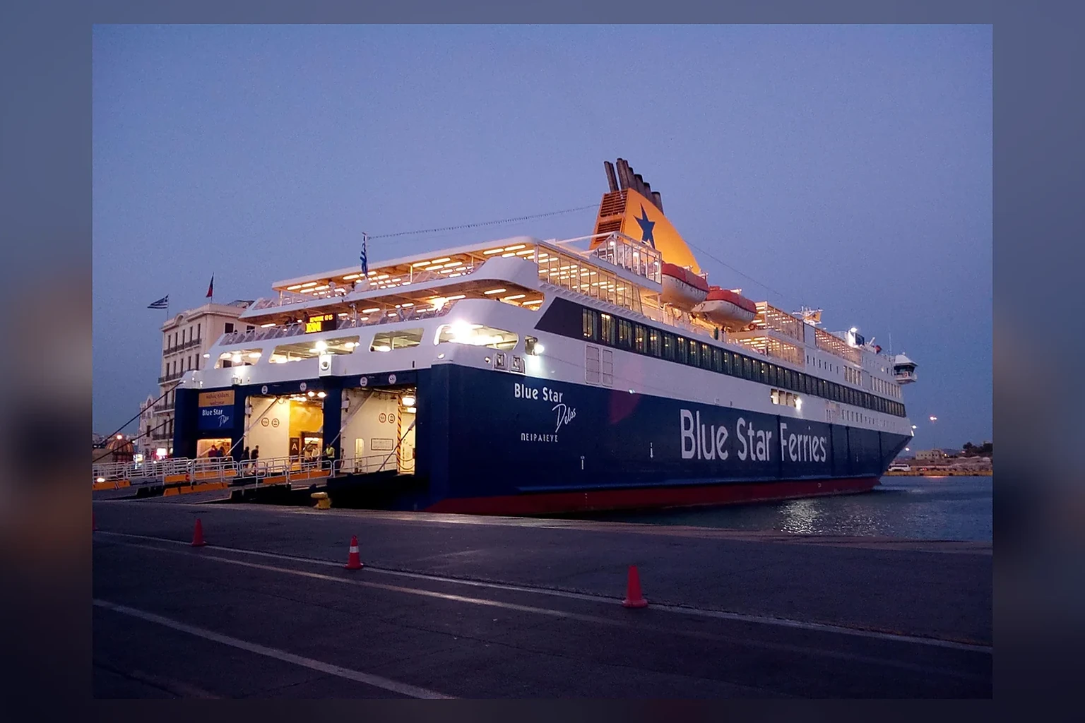 Blue Star Ferries passenger and vehicle ferry