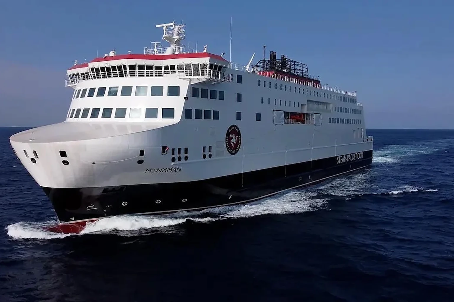 Isle of Man Steam Packet ferry at Douglas Harbour
