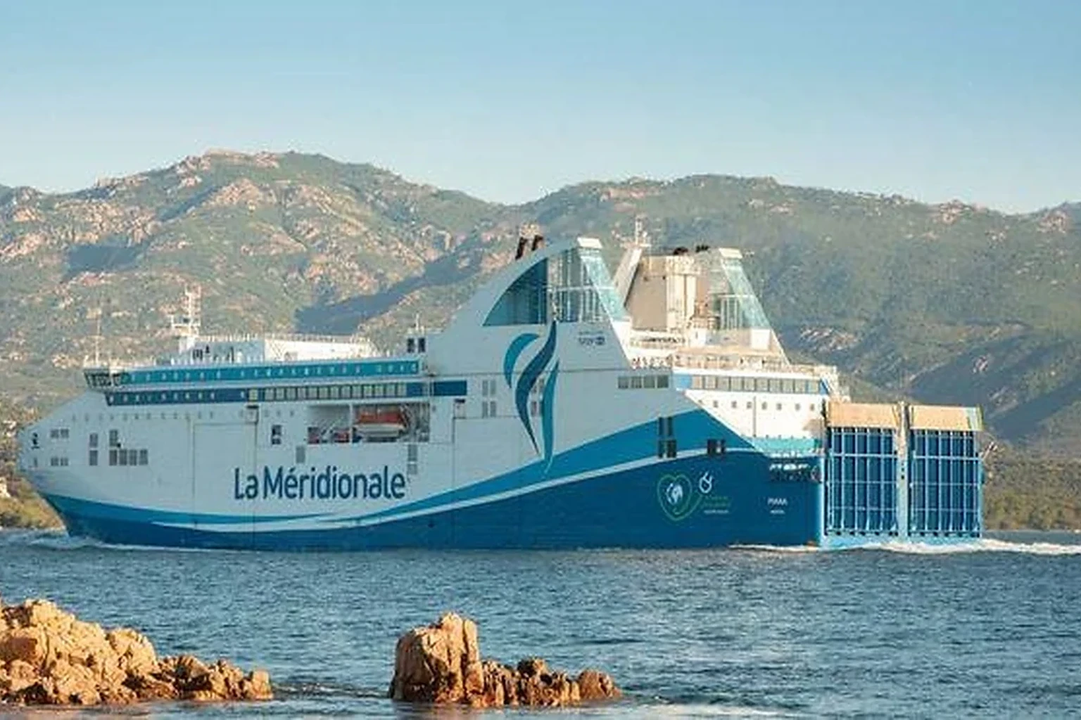 La Méridionale Piana ferry in Ajaccio