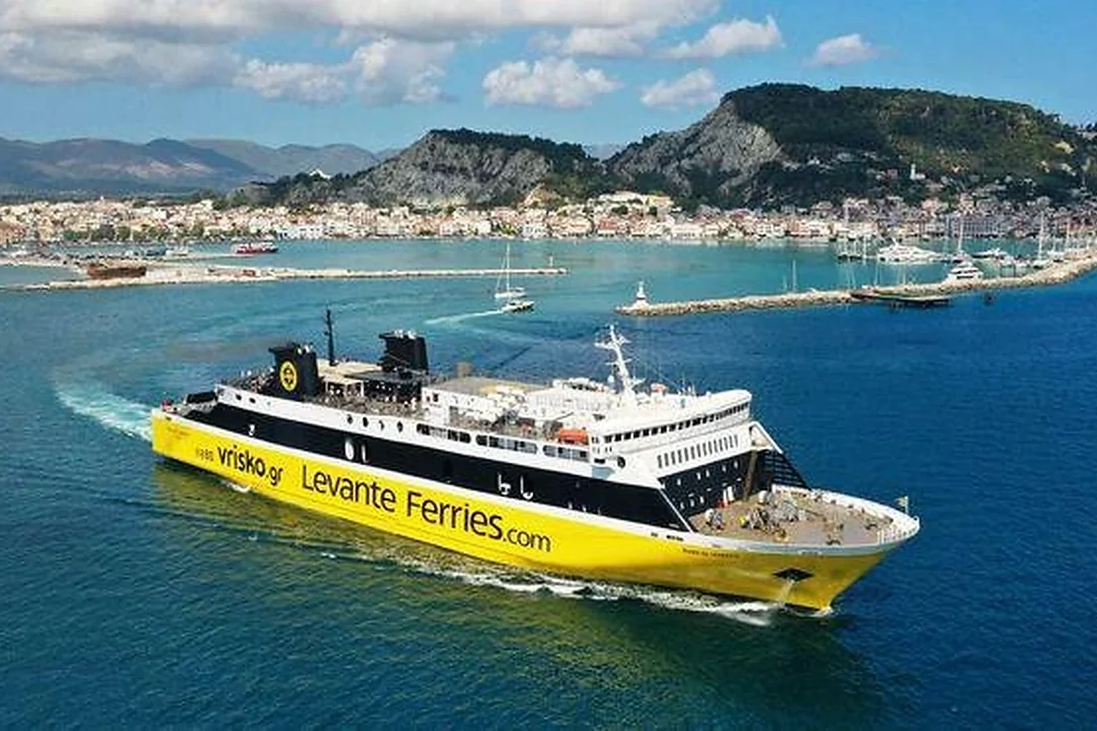 Levante Ferries passenger and vehicle ferry in the Ionian Sea