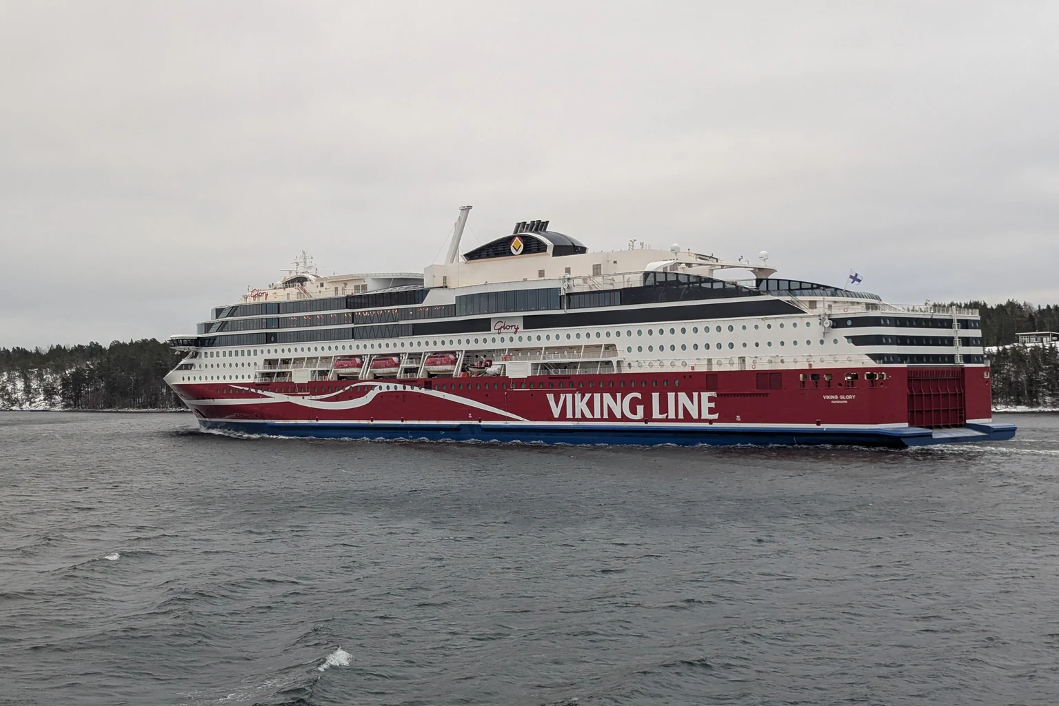 Viking Glory sailing in the Baltic Sea