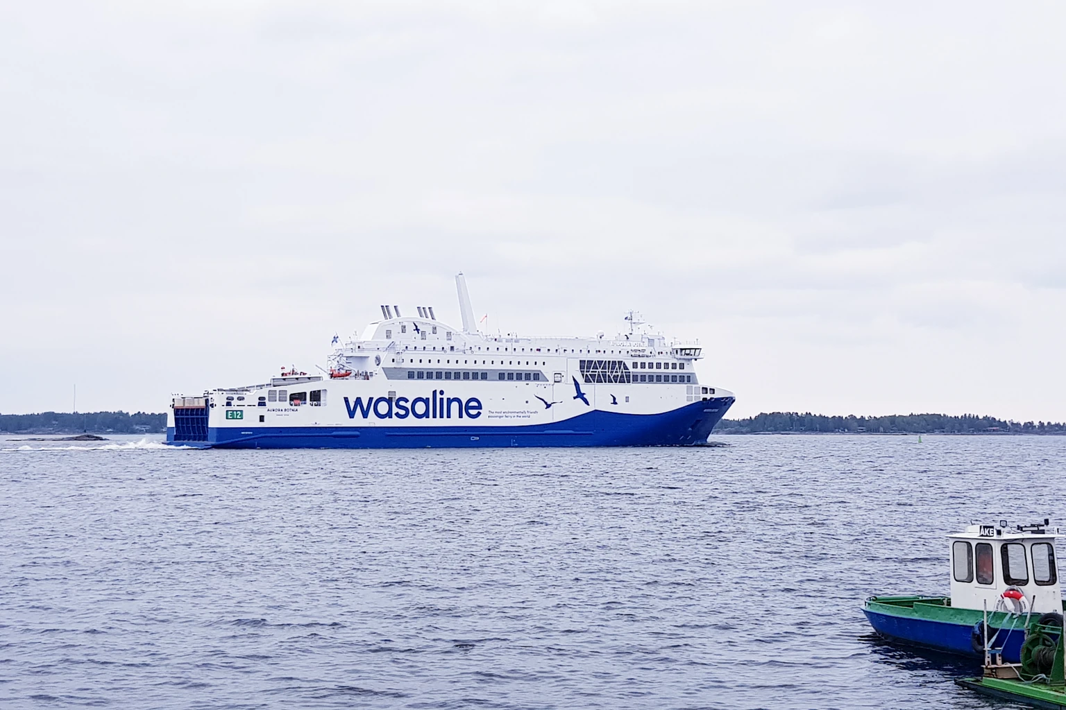 Aurora Botnia sailing from Vaasa