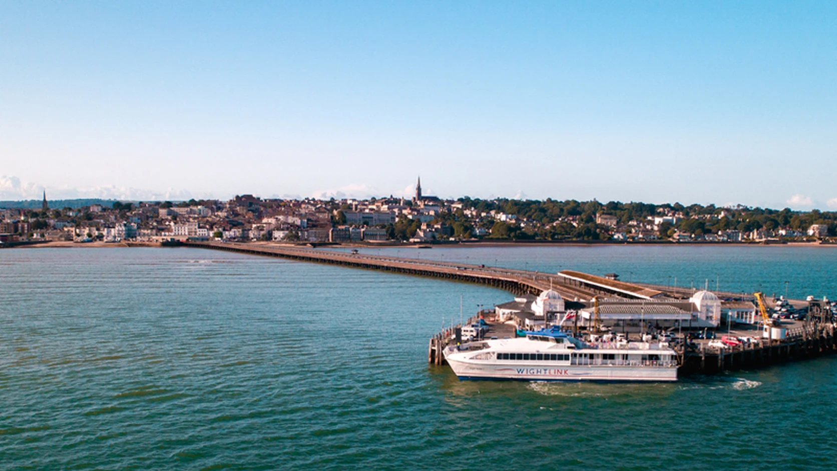 Wightlink FastCat serving Ryde Pier Head