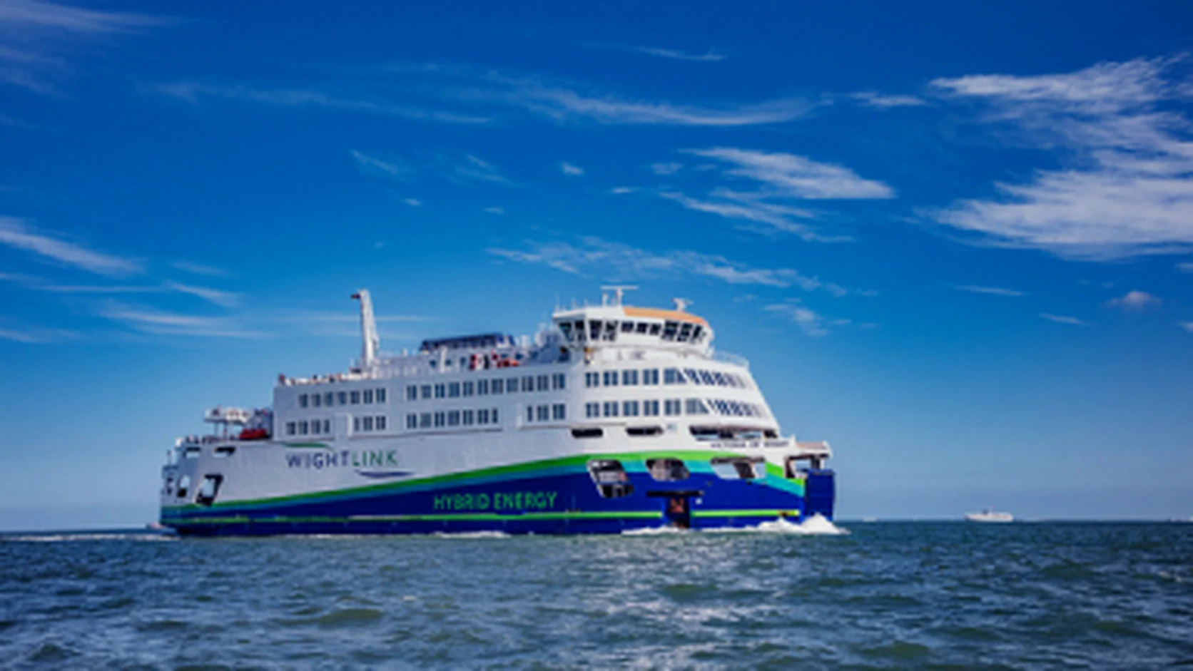 Victoria of Wight ferry on the Solent