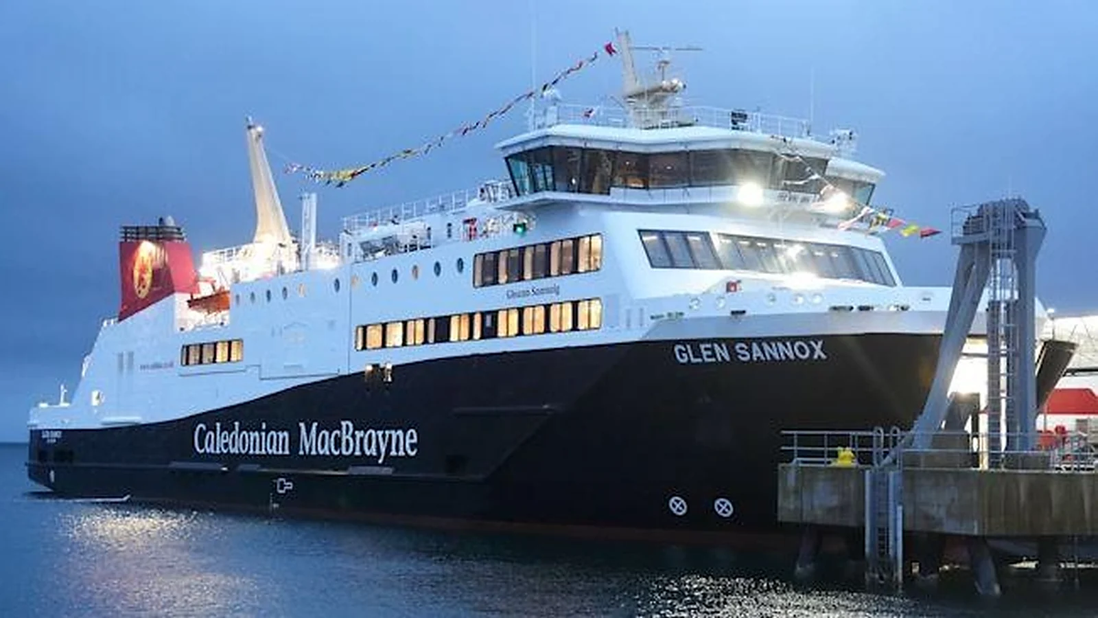 CalMac ferry serving Troon to Brodick