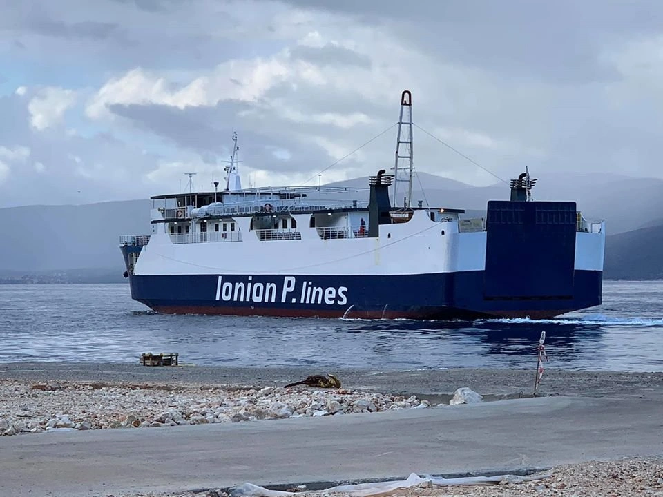 Ionion P. Lines ferry serving the northern Ionian islands