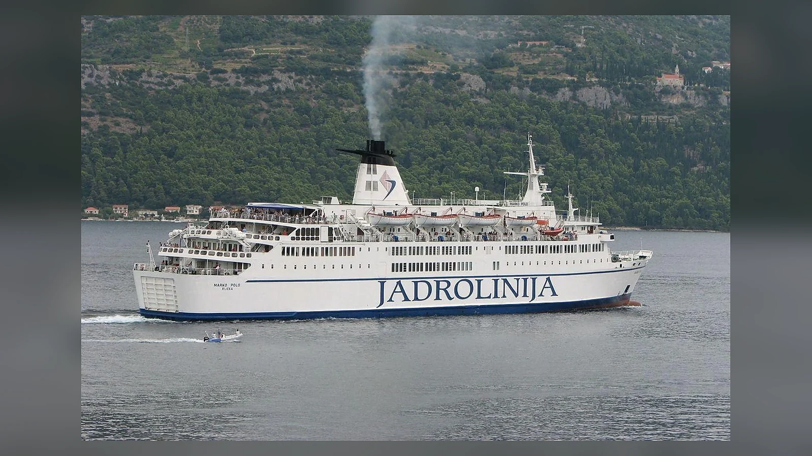 Jadrolinija ferry Marko Polo on a Croatian coastal service