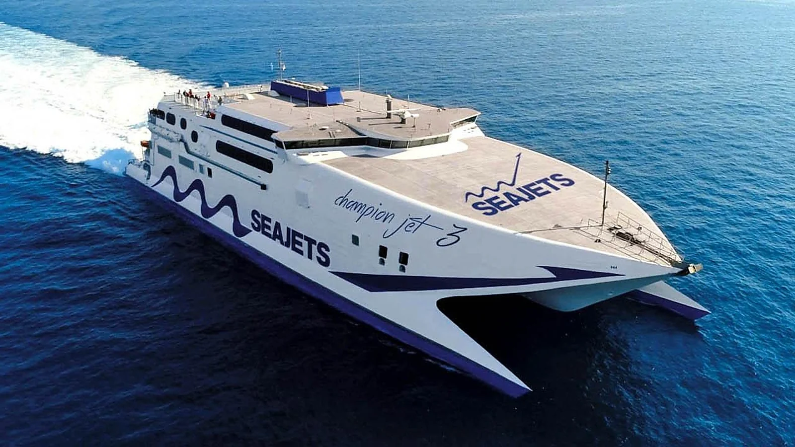Seajets ferry serving Piraeus to Ios