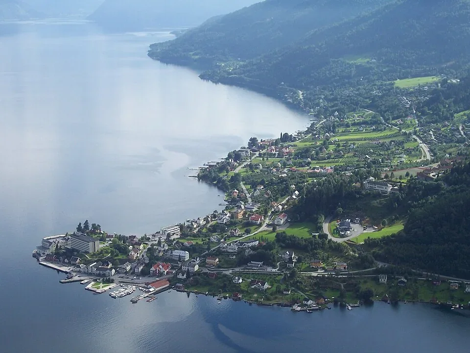 View of Balestrand, Norway