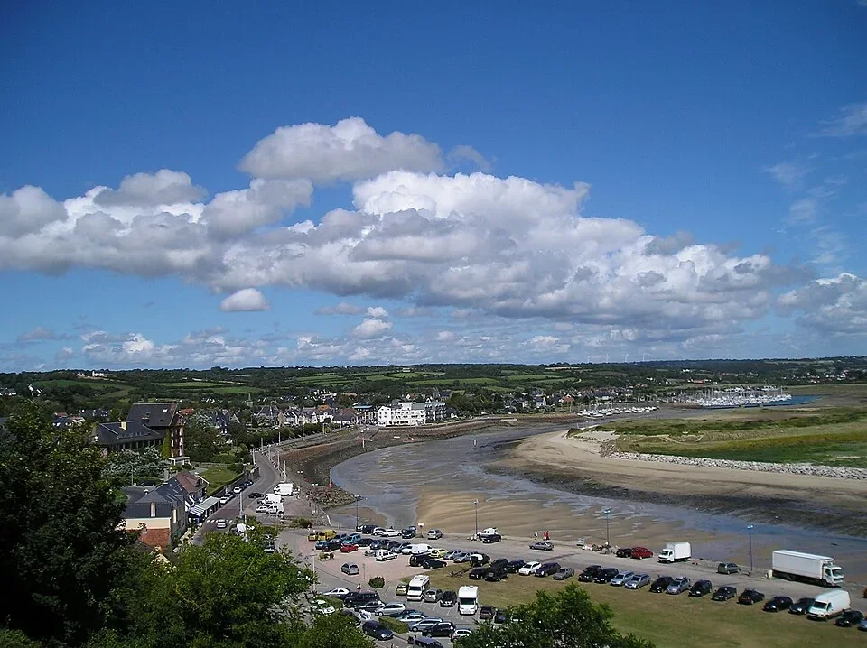 View of Carteret, France