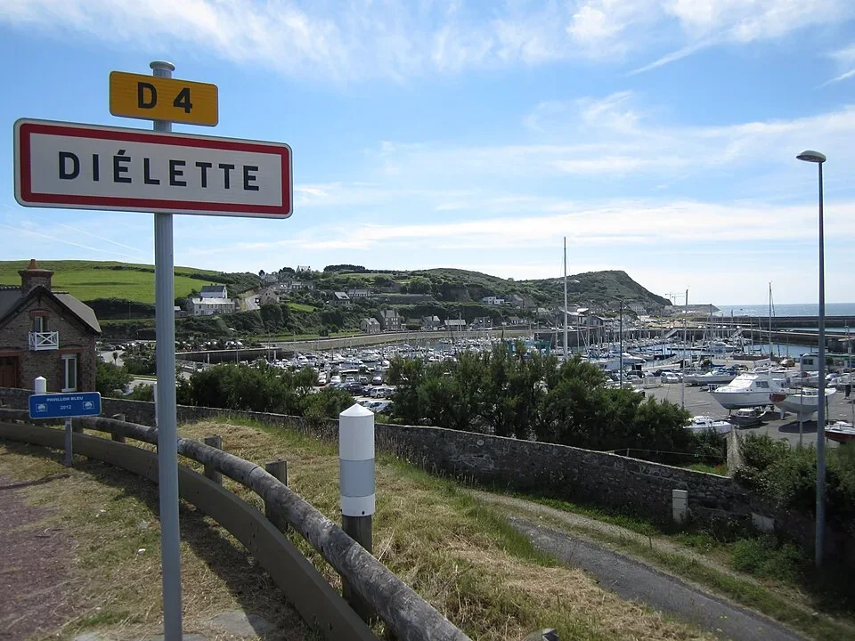 View of Dielette, France