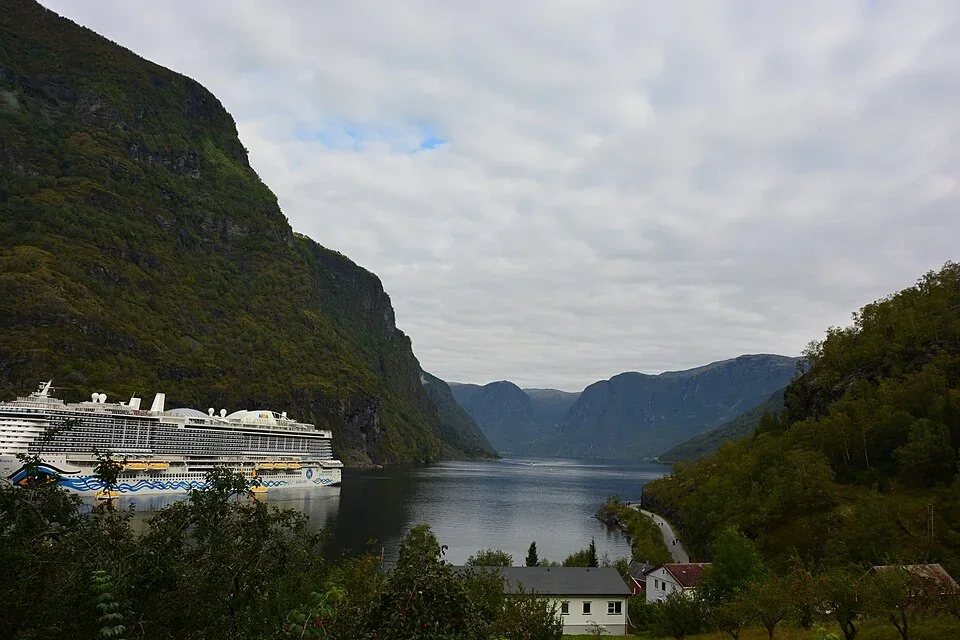 View of Flåm, Norway