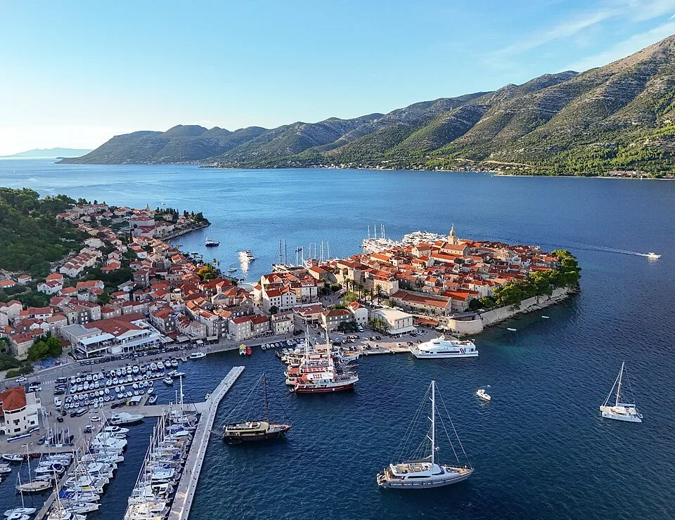 View of Korcula, Croatia