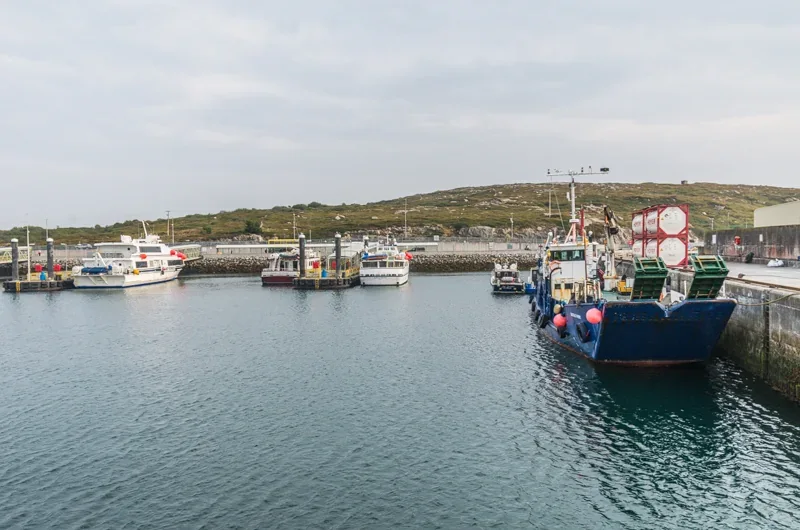 View of Rossaveel, Ireland