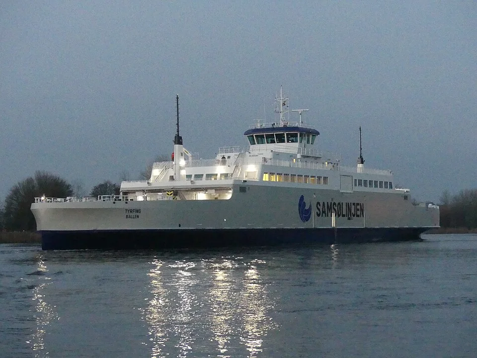 New ferry Tyrfing in the Kiel Canal 16